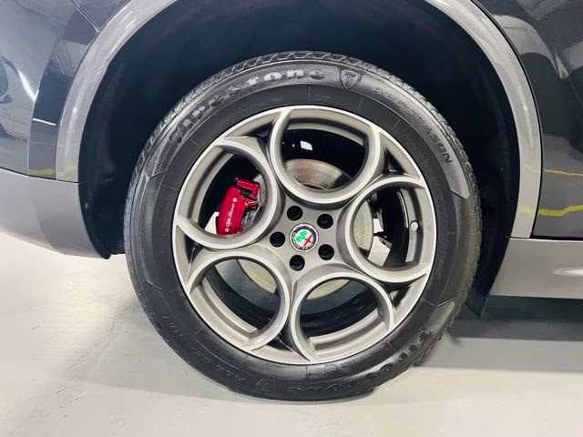 2022 Vulcano Black Metallic Alfa Romeo Stelvio Ti AWD SUV