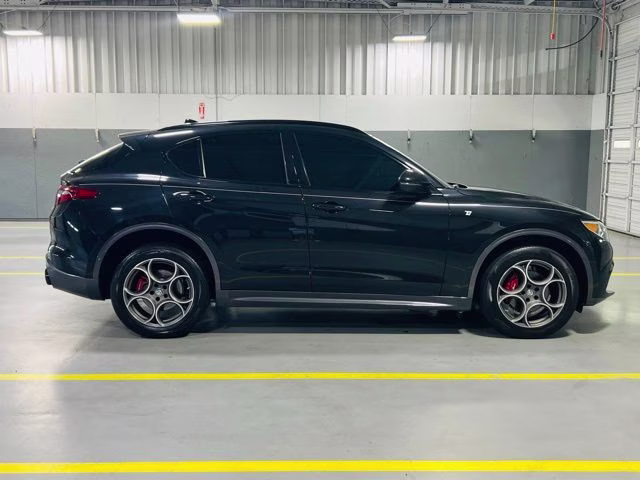 2022 Vulcano Black Metallic Alfa Romeo Stelvio Ti AWD SUV