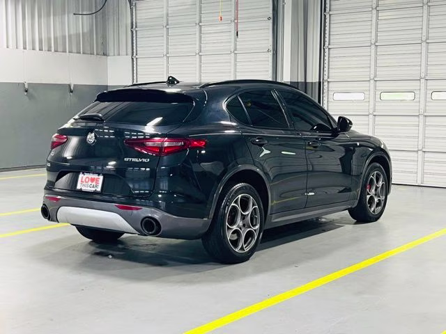 2022 Vulcano Black Metallic Alfa Romeo Stelvio Ti AWD SUV
