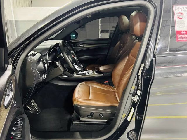 2022 Vulcano Black Metallic Alfa Romeo Stelvio Ti AWD SUV