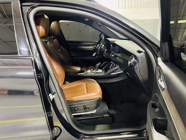 2022 Vulcano Black Metallic Alfa Romeo Stelvio Ti AWD SUV