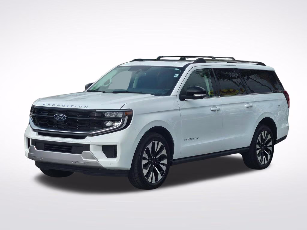 2026 Oxford White Ford Expedition Max Platinum 4X4 SUV