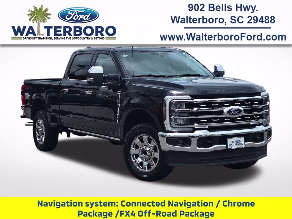 2026 Agate Black Metallic Ford Super Duty F-250 SRW Lariat 4X4 Truck