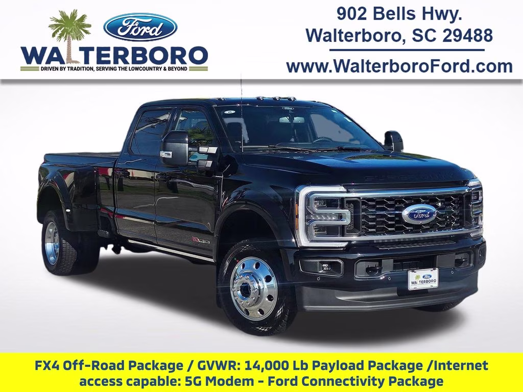 2026 Agate Black Metallic Ford Super Duty F-450 DRW Platinum 4X4 Truck