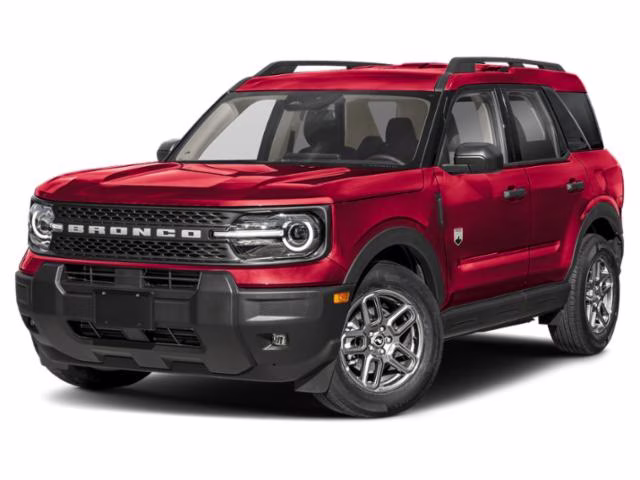 2026 Ruby Red Metallic Tinted Clearcoat Ford Bronco Sport Big Bend 4X4 SUV