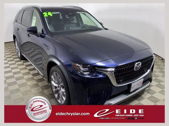 2024 Deep Crystal Blue Mica Mazda CX-90 3.3 Turbo Premium AWD SUV