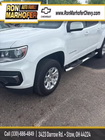 2022 Summit White Chevrolet Colorado LT RWD Truck
