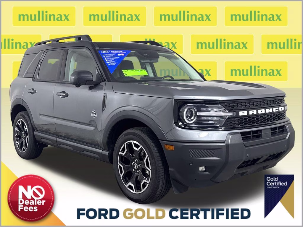 2025 Carbonized Gray Metallic Ford Bronco Sport Outer Banks 4X4 SUV