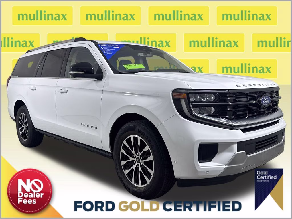 2025 Oxford White Ford Expedition Max Platinum 4X4 SUV