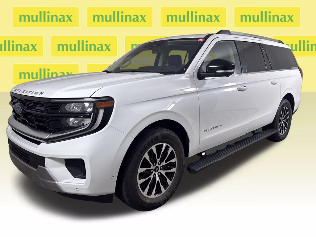 2025 Oxford White Ford Expedition Max Platinum 4X4 SUV