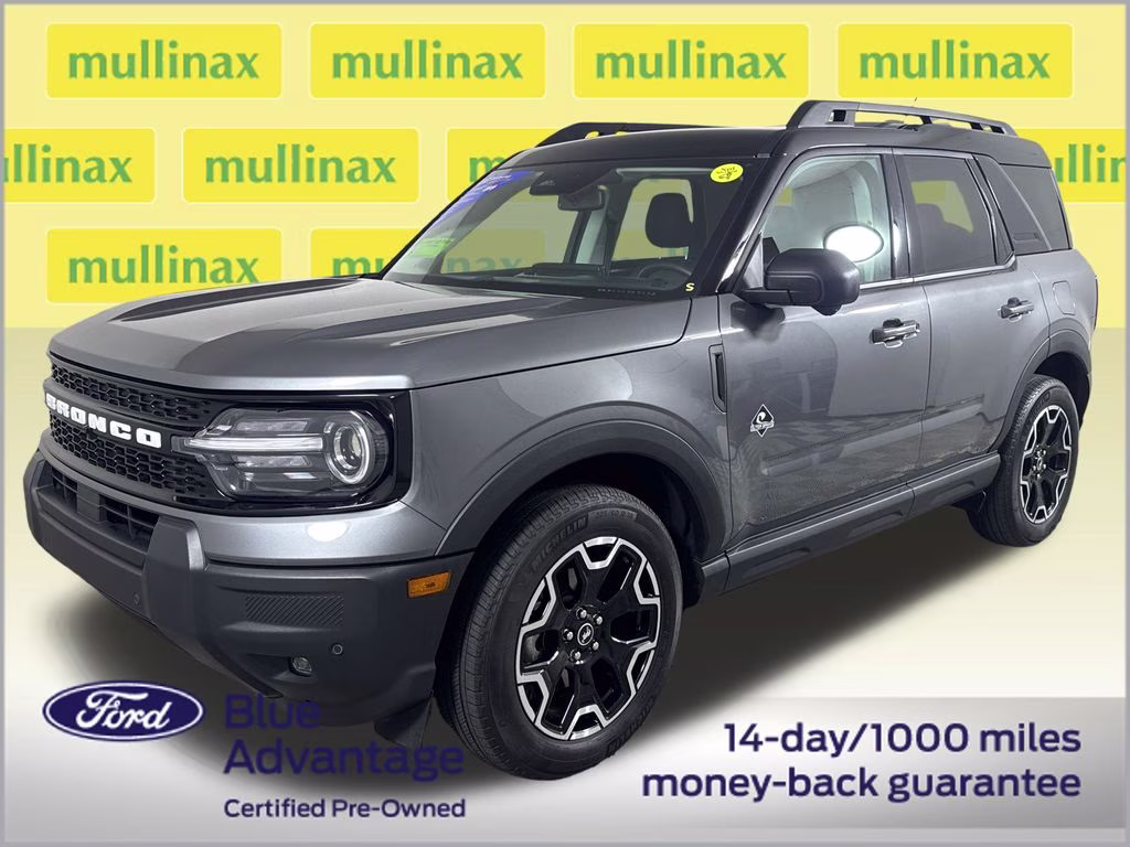 2025 Carbonized Gray Metallic Ford Bronco Sport Outer Banks 4X4 SUV