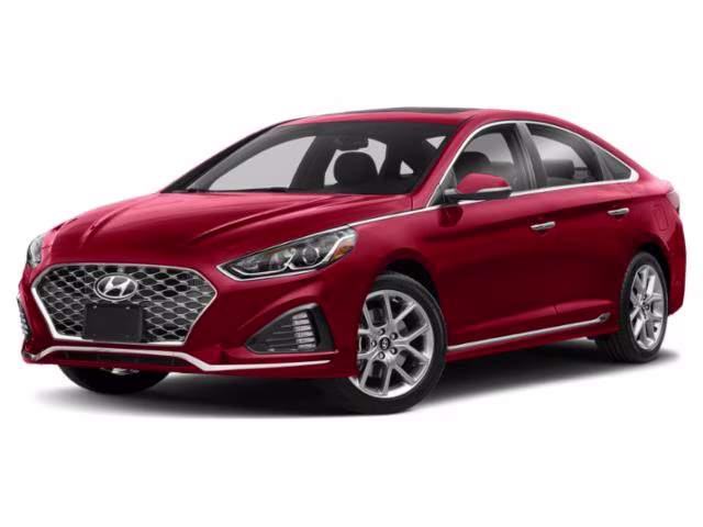 2018 Scarlet Red Hyundai Sonata Sport+ FWD Sedan
