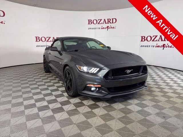 2016 Magnetic Ford Mustang GT Premium RWD Convertible