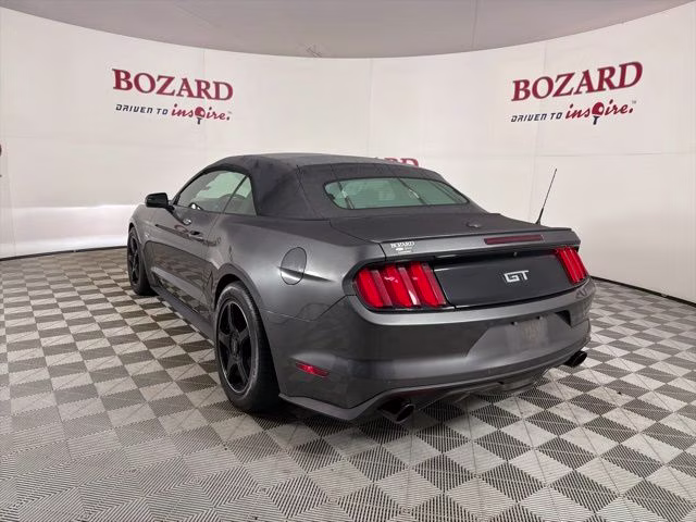 2016 Magnetic Ford Mustang GT Premium RWD Convertible
