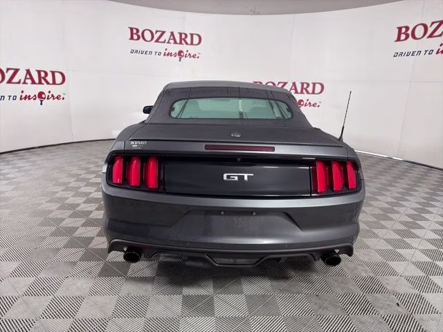2016 Magnetic Ford Mustang GT Premium RWD Convertible
