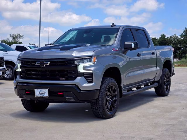 2026 Sterling Gray Metallic Chevrolet Silverado 1500 LT Trail Boss 4X4 Truck