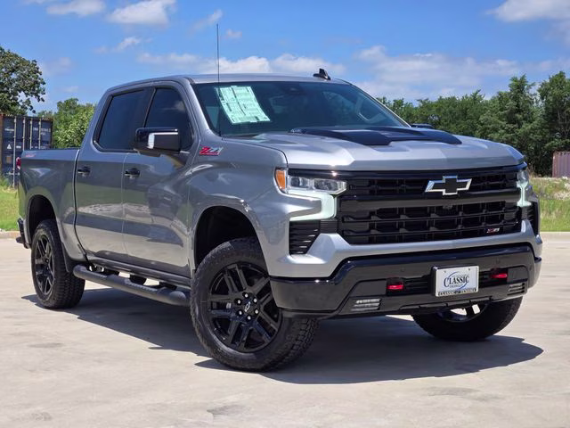 2026 Sterling Gray Metallic Chevrolet Silverado 1500 LT Trail Boss 4X4 Truck