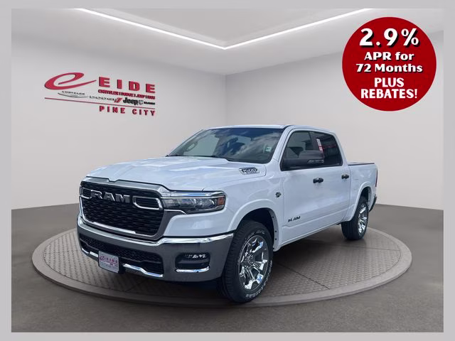 2026 Bright White Clearcoat Ram 1500 Big Horn 4X4 Truck