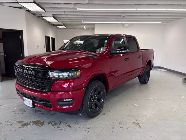2026 Molten Red Pearlcoat Ram 1500 Big Horn Night Edition 4X4 Truck