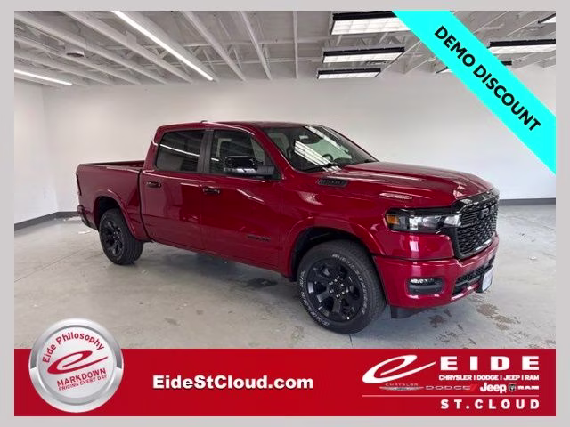 2026 Molten Red Pearlcoat Ram 1500 Big Horn Night Edition 4X4 Truck