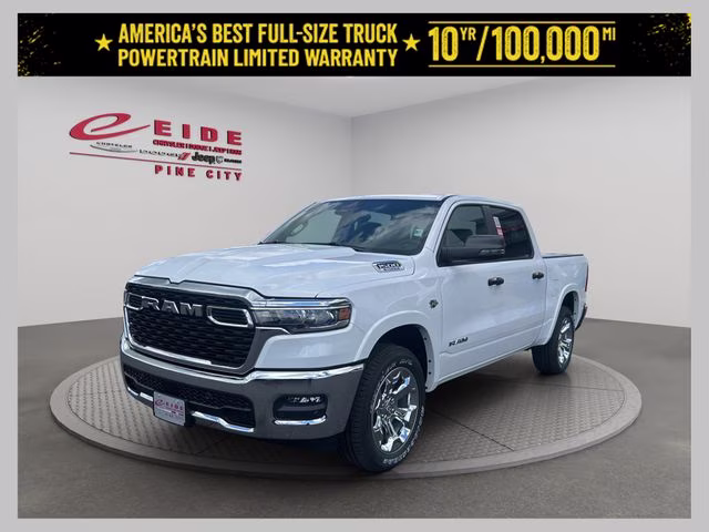 2026 Bright White Clearcoat Ram 1500 Big Horn 4X4 Truck
