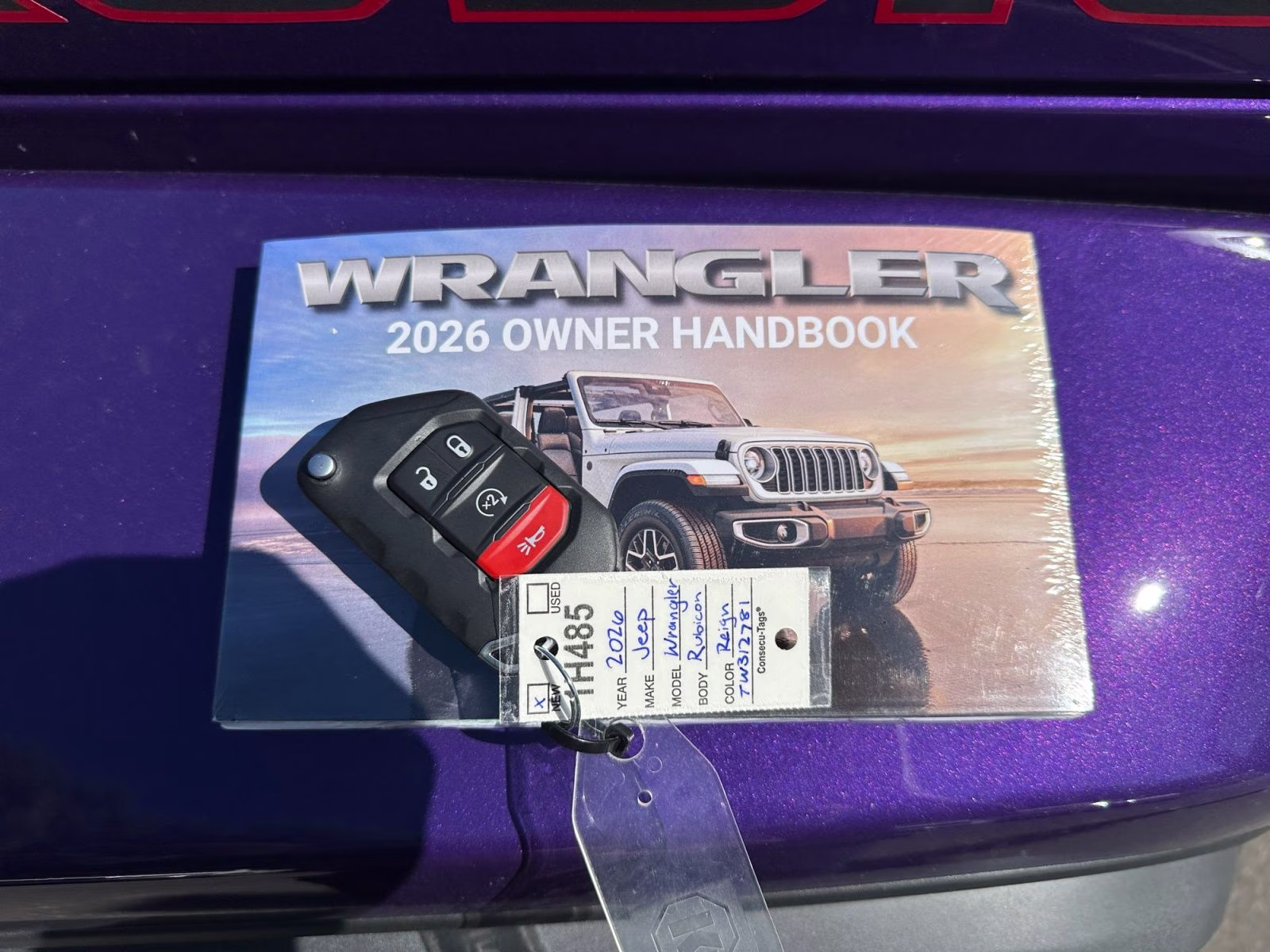 2026 Reign Jeep Wrangler Rubicon X 4X4 SUV
