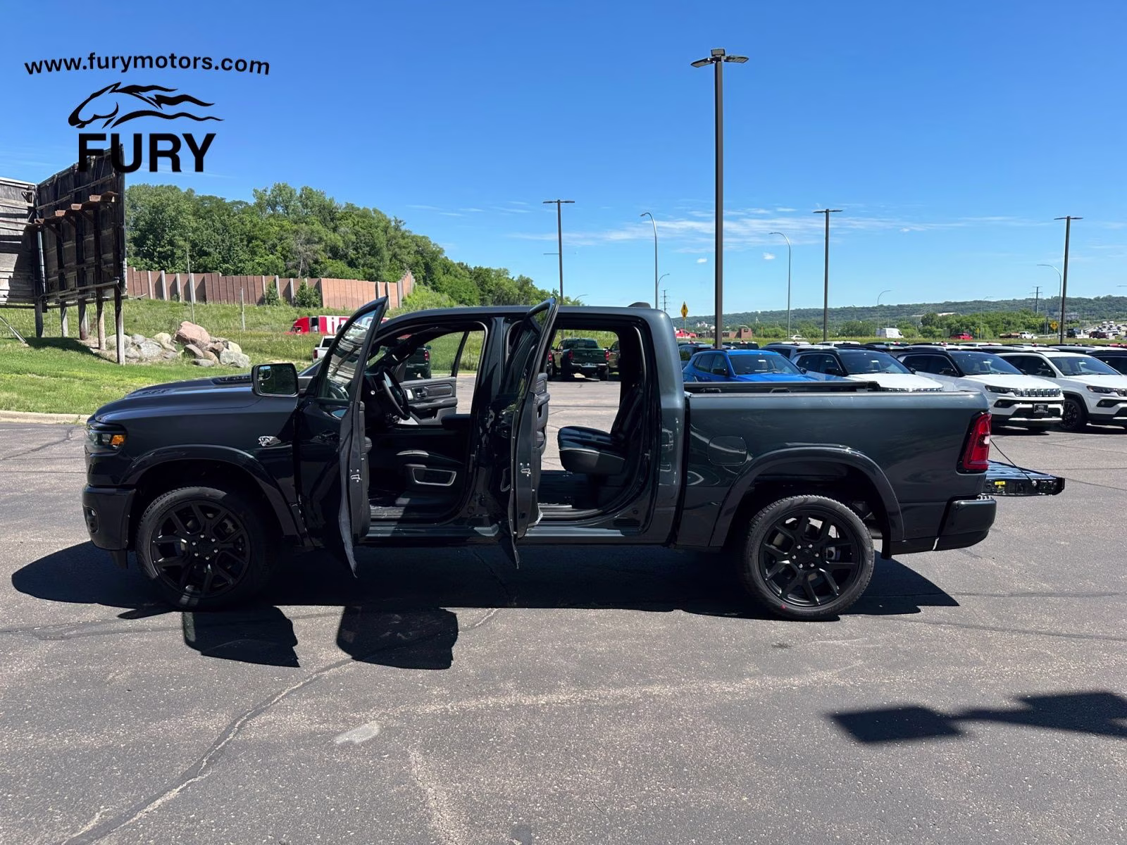 2026 Forged Blue Metallic Ram 1500 Laramie 4X4 Truck