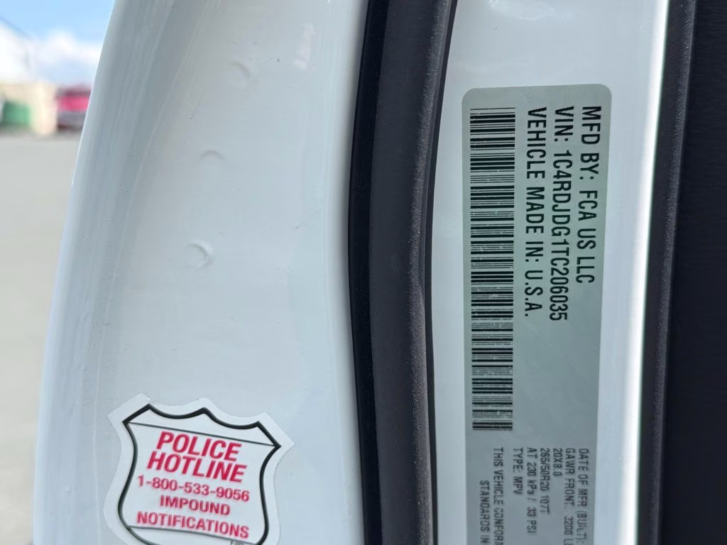 2026 White Knuckle Clearcoat Dodge Durango GT Plus AWD SUV