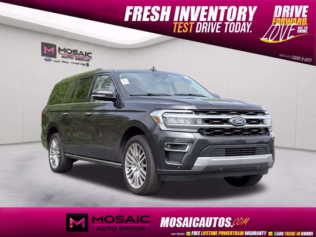 2024 Gray Metallic Ford Expedition Max Limited 4X4 SUV