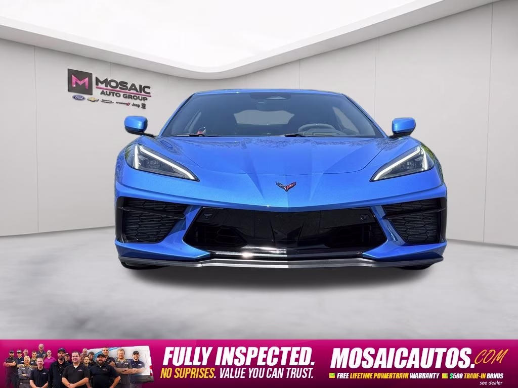 2024 Riptide Blue Metallic Chevrolet Corvette Stingray RWD Coupe