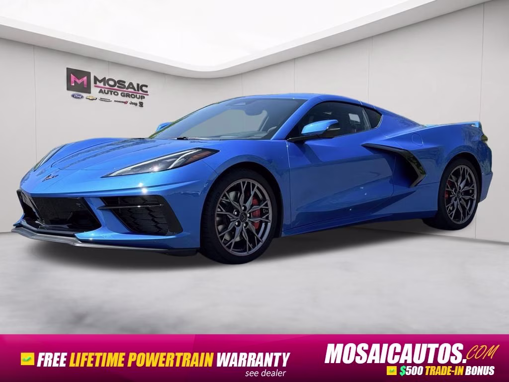 2024 Riptide Blue Metallic Chevrolet Corvette Stingray RWD Coupe