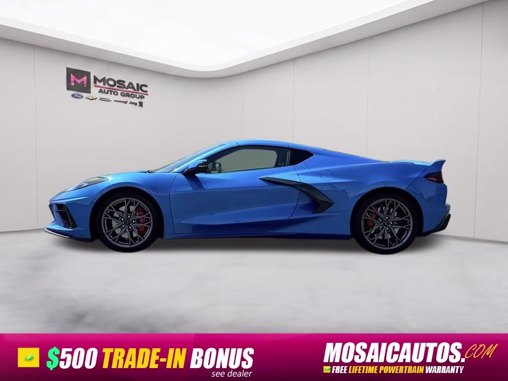 2024 Riptide Blue Metallic Chevrolet Corvette Stingray RWD Coupe