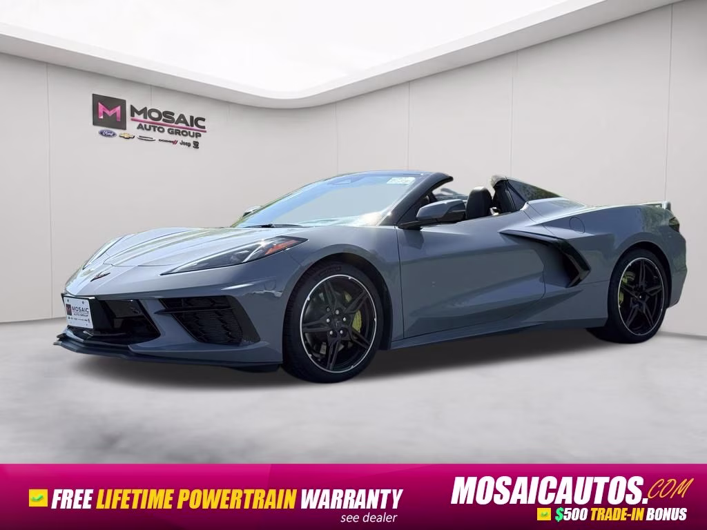 2024 Gray Chevrolet Corvette Stingray RWD Convertible