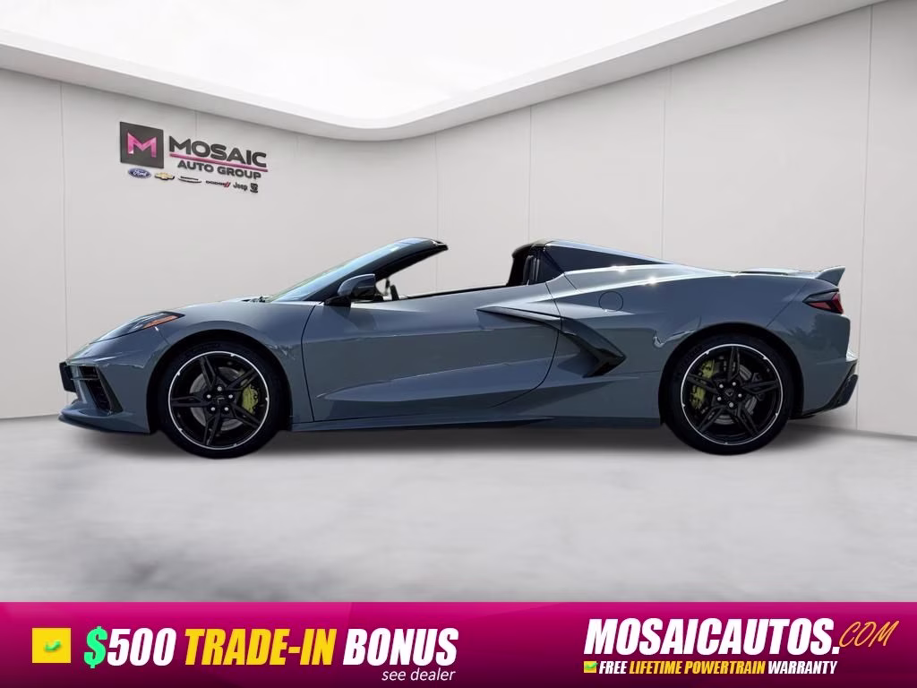 2024 Gray Chevrolet Corvette Stingray RWD Convertible