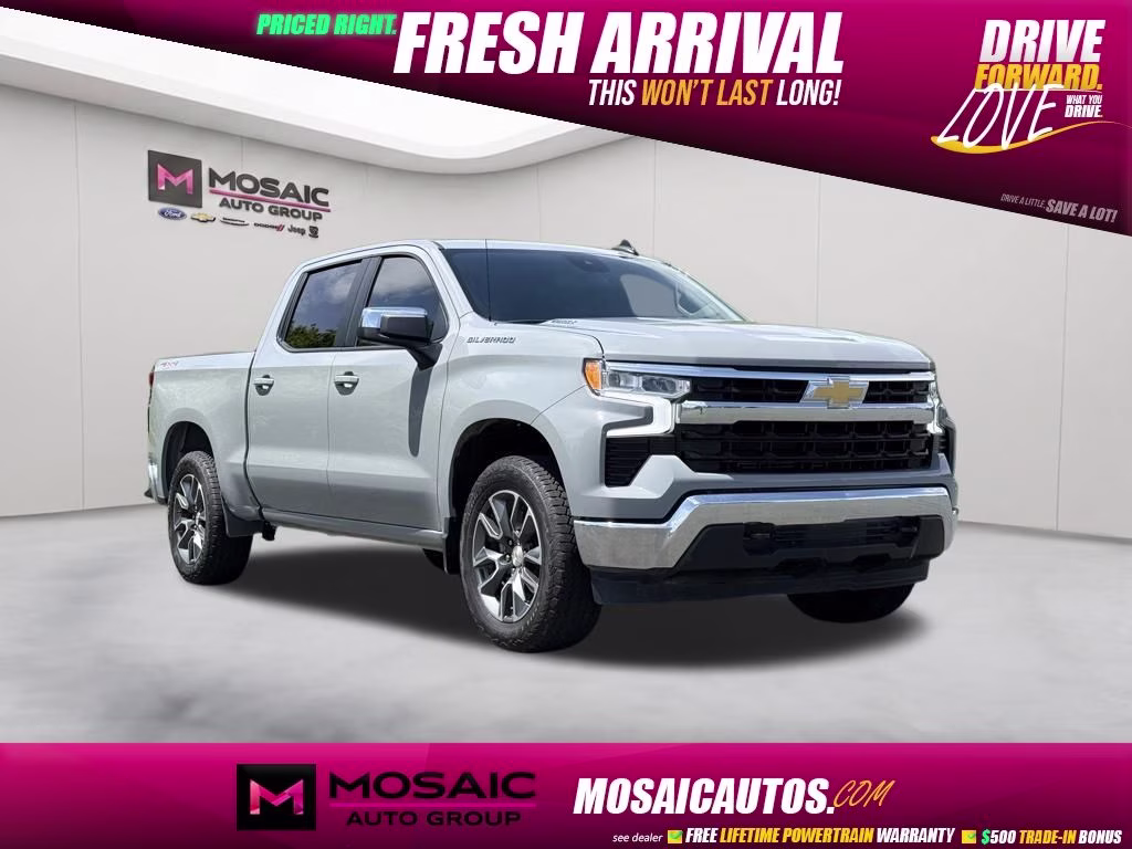 2024 Slate Gray Metallic Chevrolet Silverado 1500 LT 4X4 Truck