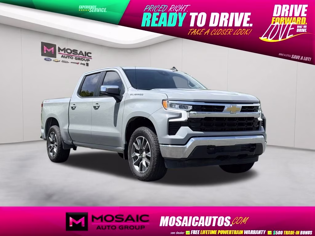 2024 Slate Gray Metallic Chevrolet Silverado 1500 LT 4X4 Truck