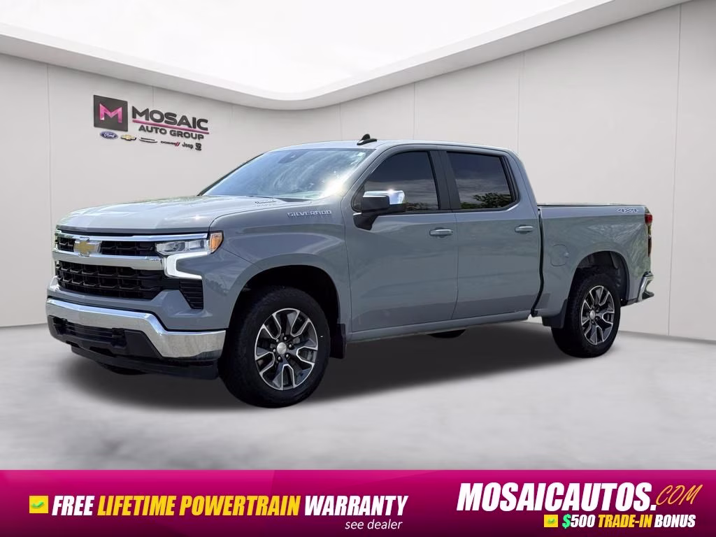 2024 Slate Gray Metallic Chevrolet Silverado 1500 LT 4X4 Truck