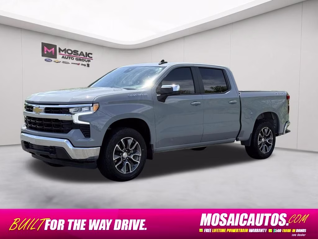 2024 Slate Gray Metallic Chevrolet Silverado 1500 LT 4X4 Truck