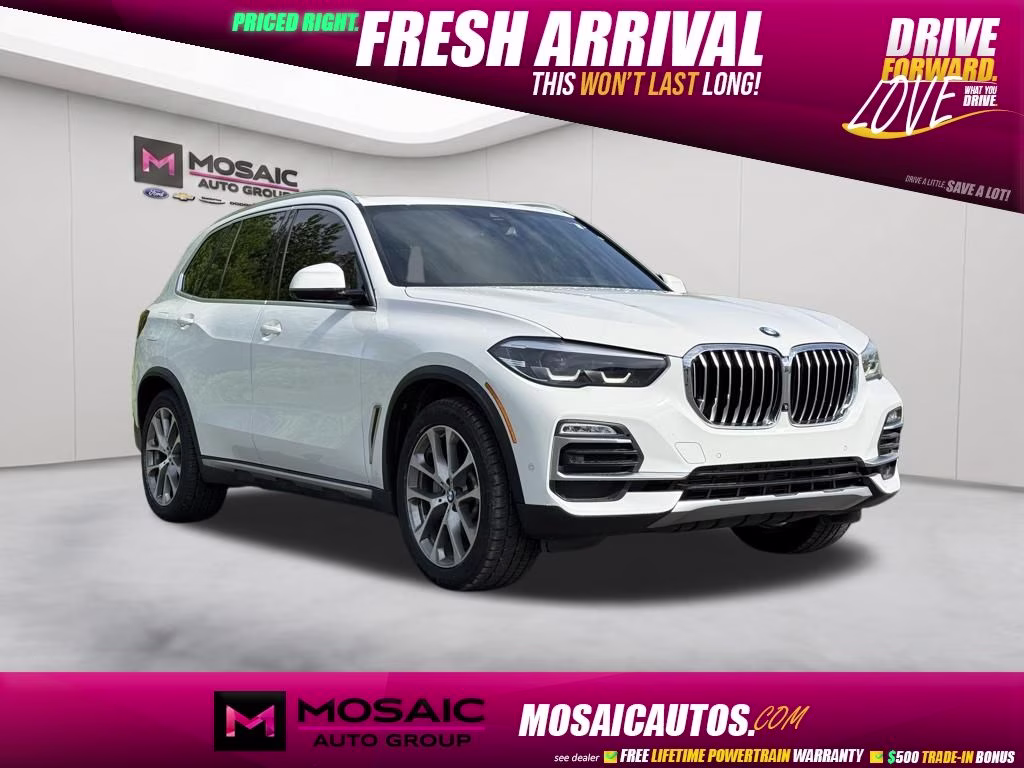 2019 Alpine White BMW X5 xDrive40i AWD SUV