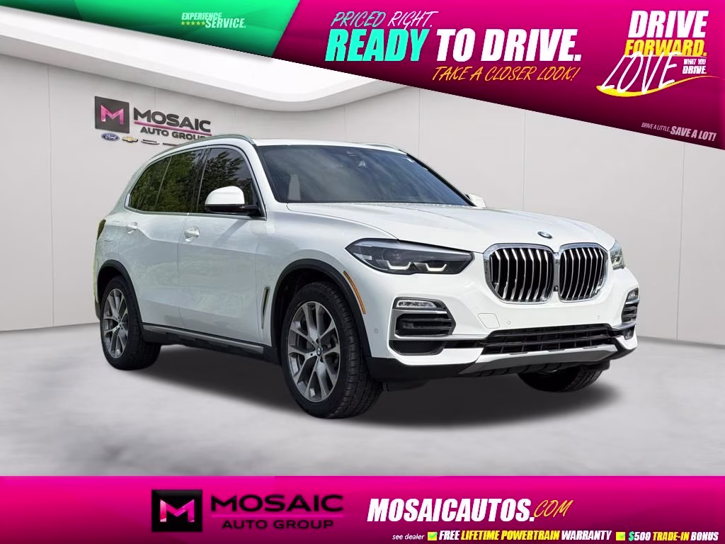 2019 Alpine White BMW X5 xDrive40i AWD SUV