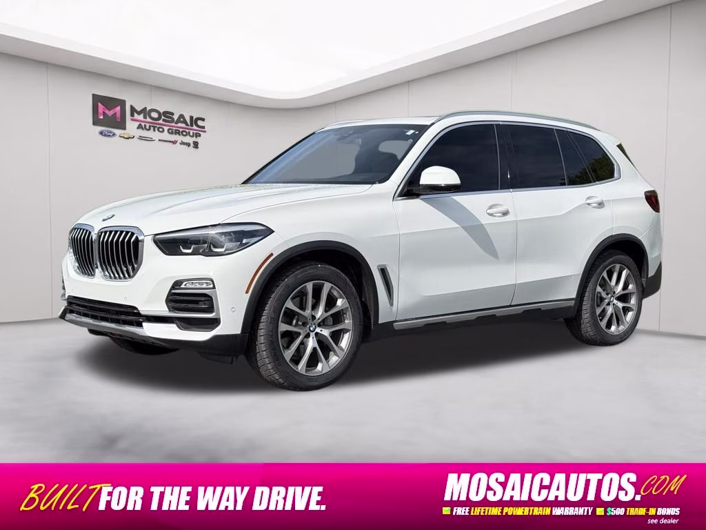 2019 Alpine White BMW X5 xDrive40i AWD SUV