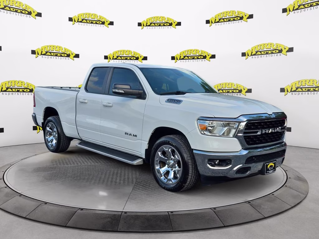 2022 Bright White Clearcoat Ram 1500 Big Horn/Lone Star RWD Truck