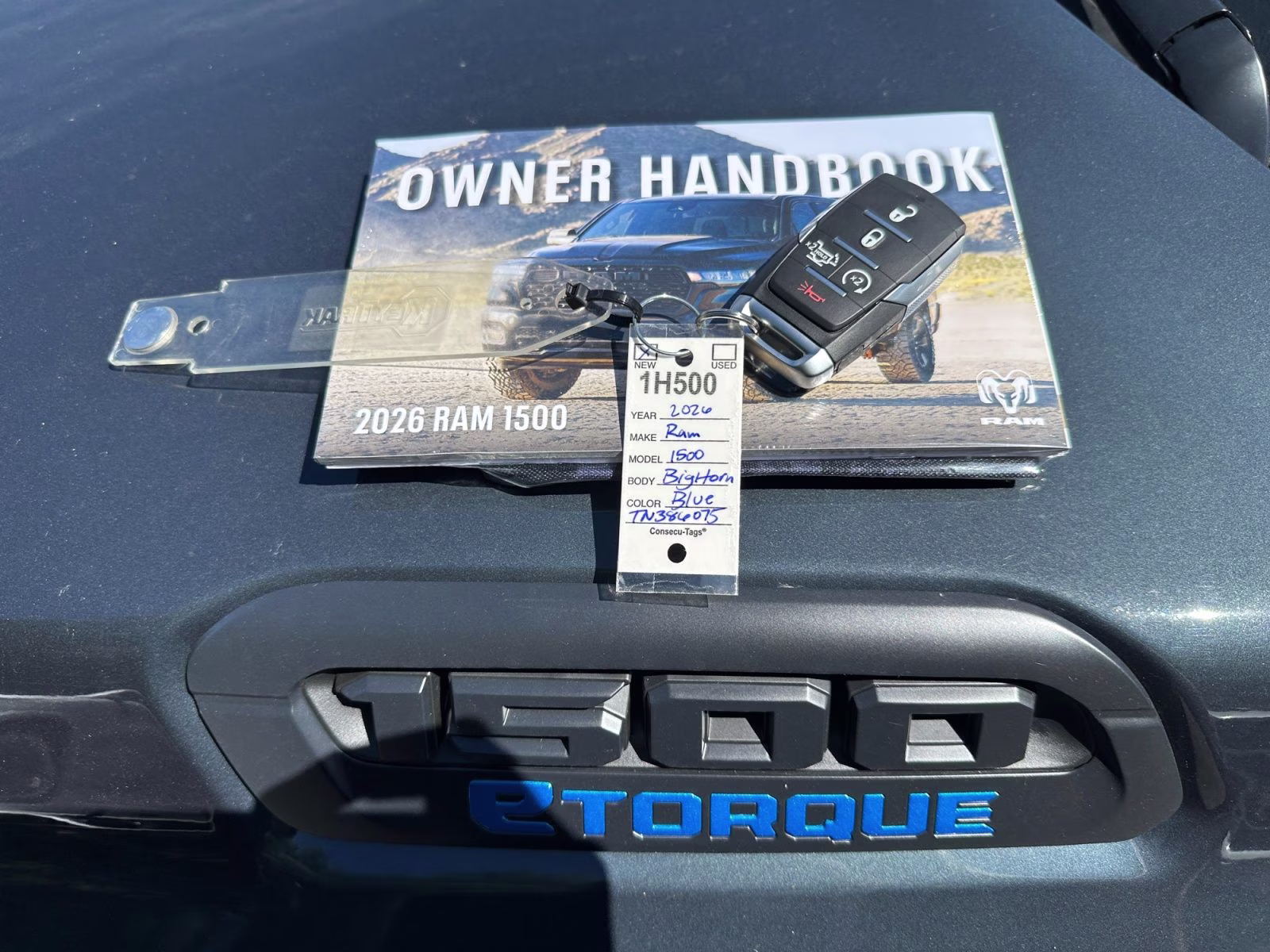 2026 Forged Blue Metallic Ram 1500 Big Horn/Lone Star 4X4 Truck