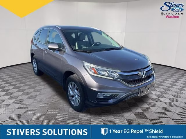 2015 White Honda CR-V EX-L AWD SUV