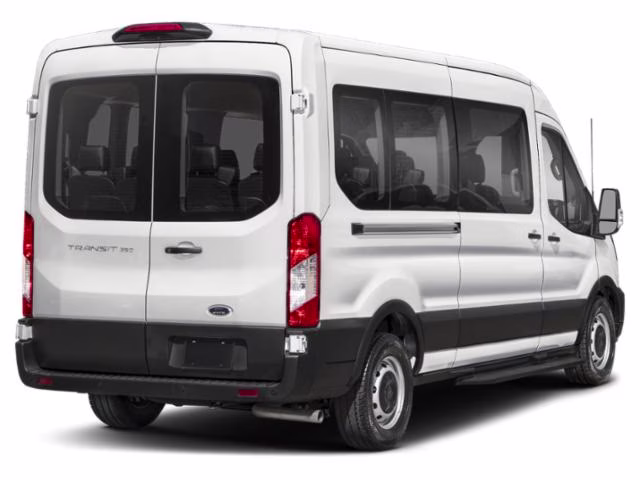 2025 White Ford Transit Passenger Wagon XLT RWD Van