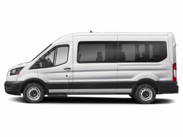 2025 White Ford Transit Passenger Wagon XLT RWD Van