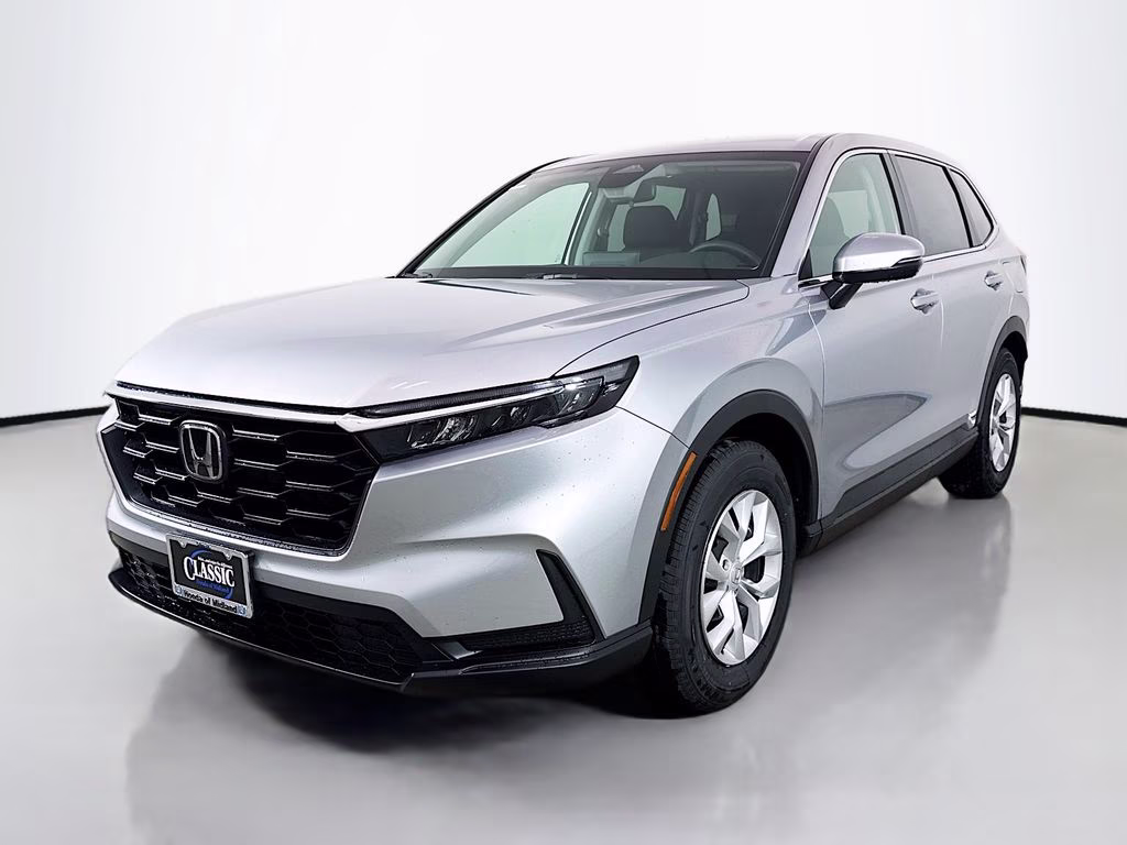 2026 Solar Silver Metallic Honda CR-V LX FWD SUV