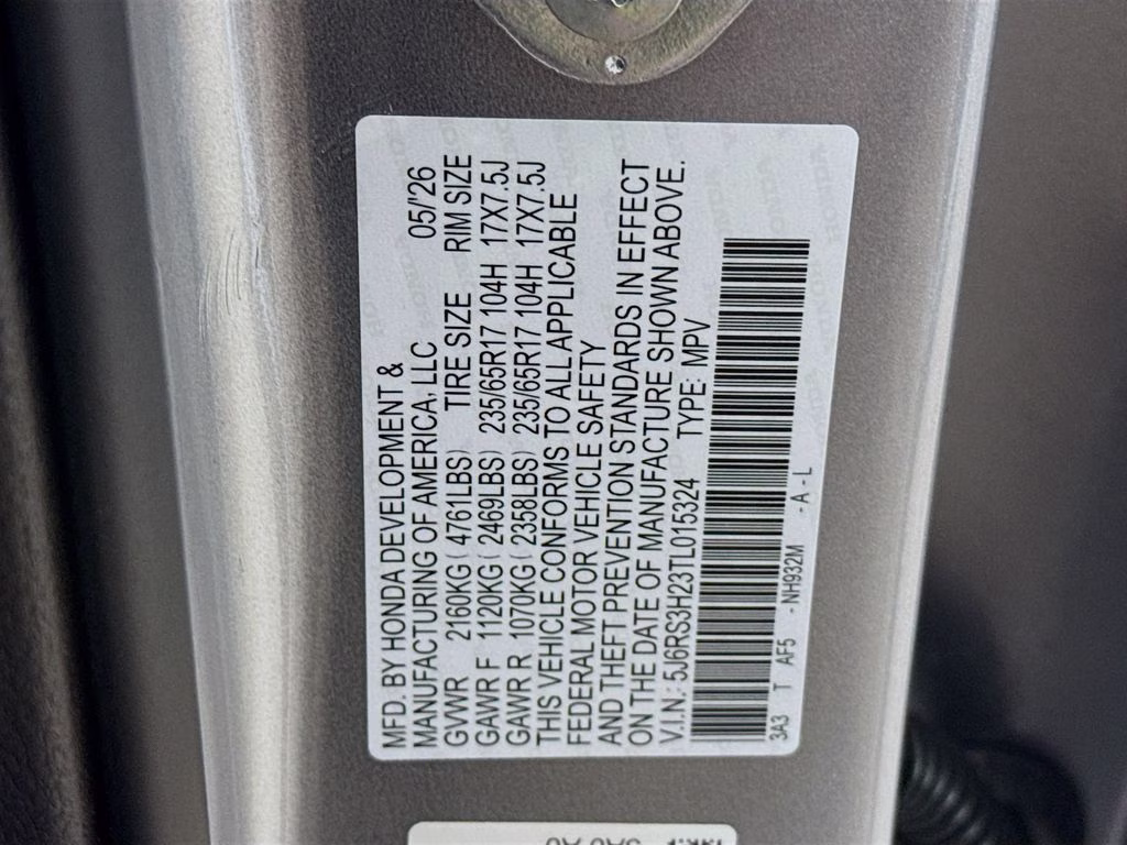 2026 Solar Silver Metallic Honda CR-V LX FWD SUV
