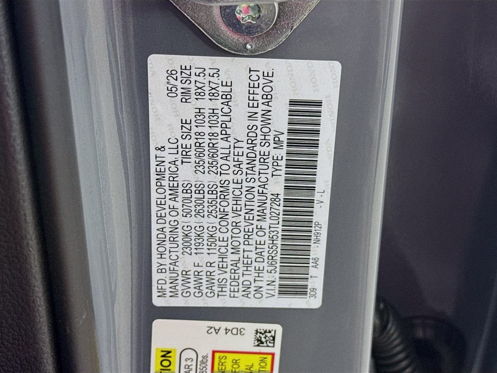 2026 Urban Gray Pearl Honda CR-V Hybrid Sport FWD SUV