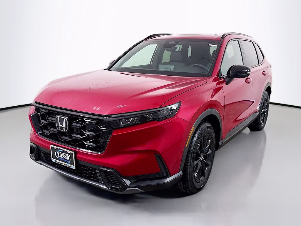 2026 Radiant Red Metallic Honda CR-V Hybrid Sport-L AWD SUV